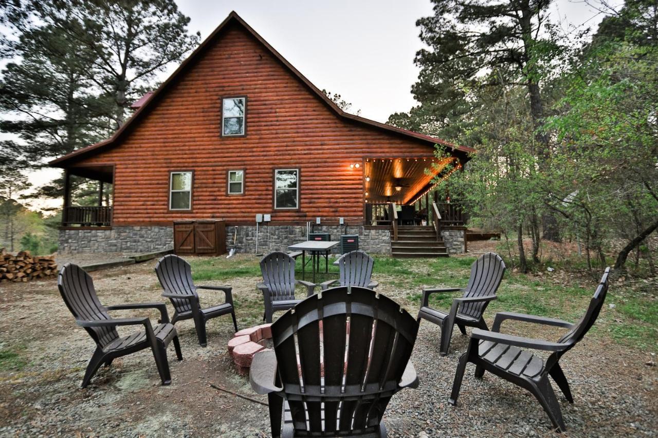 Texas Kind Of Way, Hot Tub, Fireplace, Covered Deck, Pool Table, Game Loft Villa Broken Bow Exterior foto